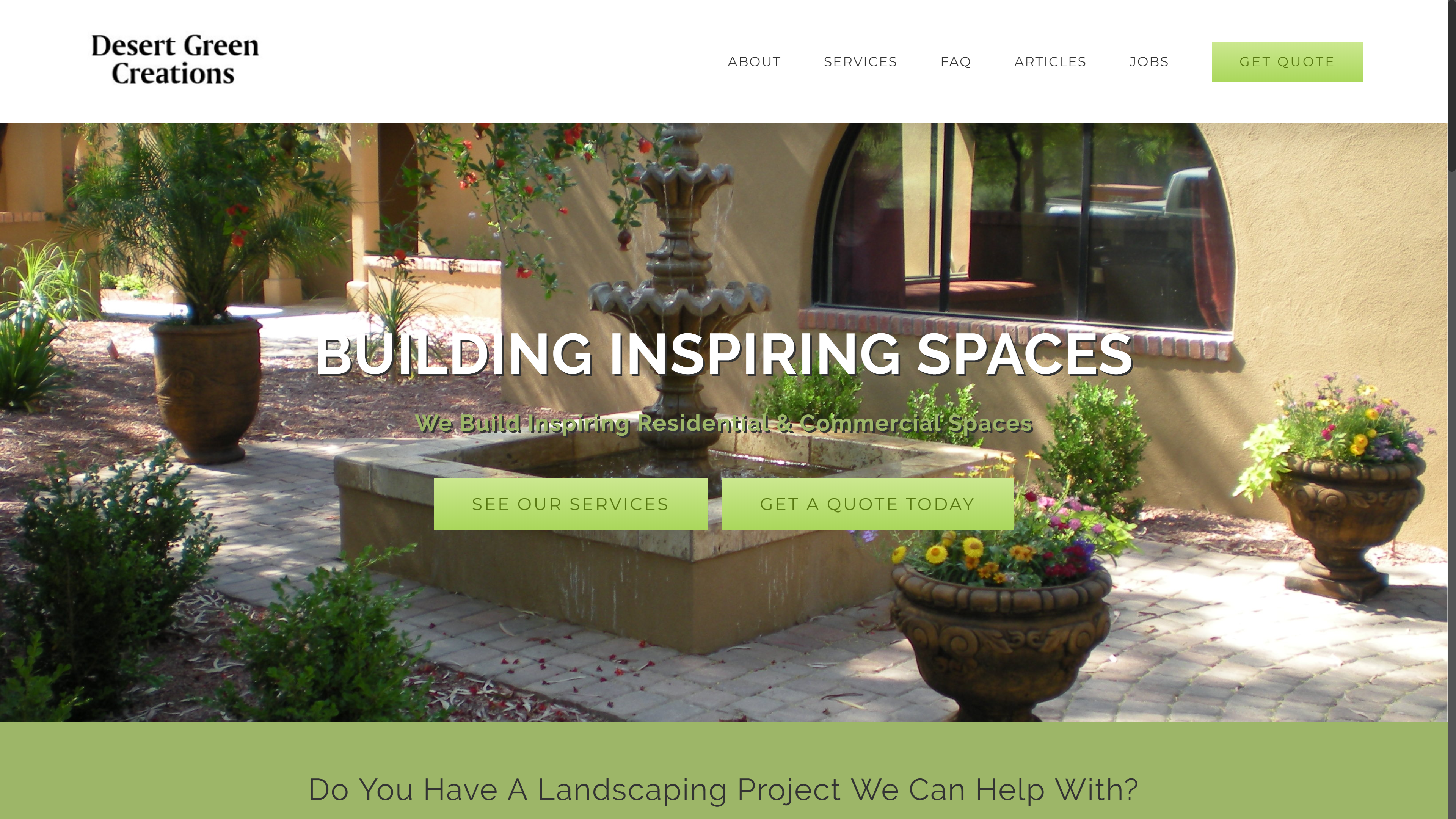 Desert Green Creations New Website